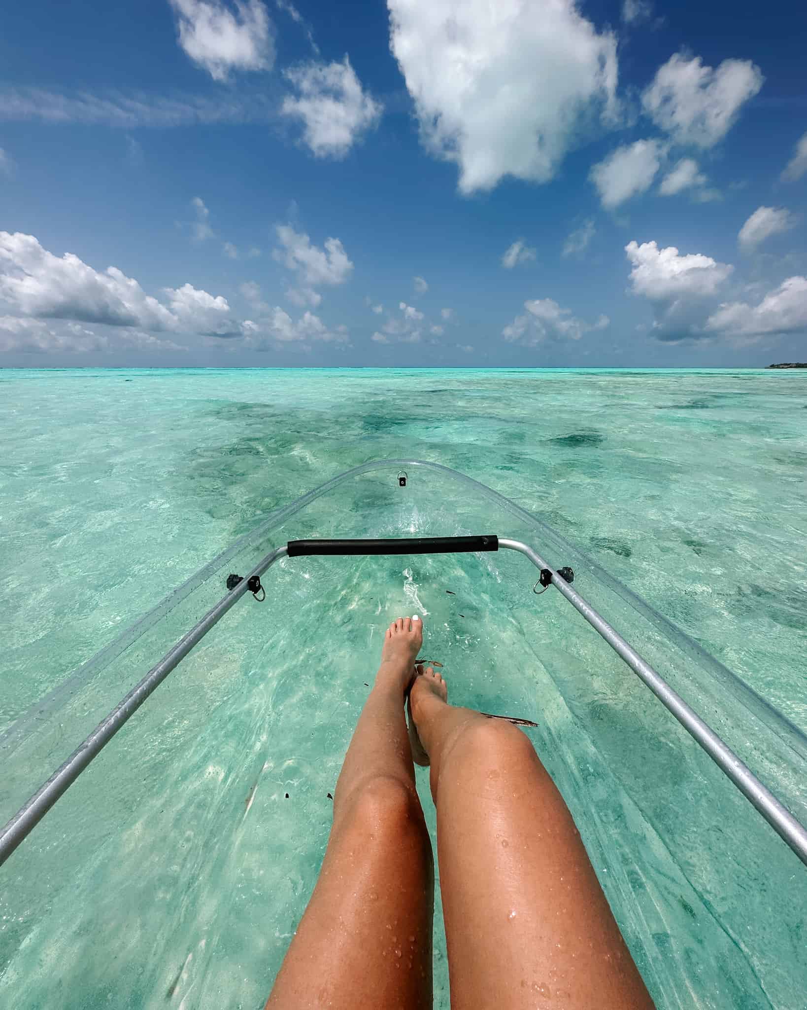 Clear kayaking, Zanzibar